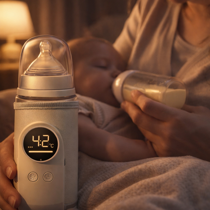 LuveBaby Warmer in use